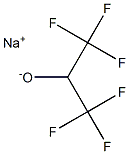 2-Propanol, 1,1,1,3,3,3-hexafluoro-, sodium salt 结构式