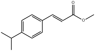 2-Propenoic acid, 3-[4-(1-methylethyl)phenyl]-, methyl ester, (E)- 结构式