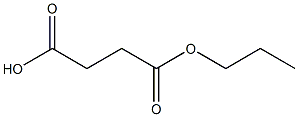 4-oxo-4-propoxy-butanoic acid 结构式