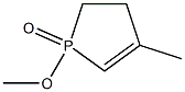1H-Phosphole,2,3-dihydro-1-methoxy-4-methyl-, 1-oxide 结构式