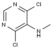 4,6-二氯-N-甲基嘧啶-5-胺 结构式