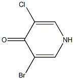 3-溴-5-氯吡啶-4(1H)-酮 结构式