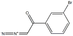 Ethanone, 1-(3-bromophenyl)-2-diazo- 结构式