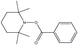 2,2,6,6-四甲基哌啶-1-基苯甲酸酯 结构式