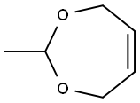 1,3-Dioxepin, 4,7-dihydro-2-methyl- 结构式