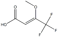 4,4,4-trifluoro-3-methoxybut-2-enoic acid 结构式
