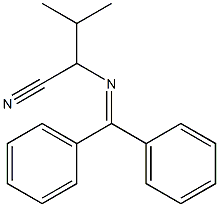 Butanenitrile, 2-[(diphenylmethylene)amino]-3-methyl- 结构式