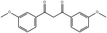 1,3-双(3-甲氧基苯基)丙烷-1,3-二酮 结构式