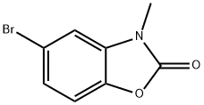 5-BROMO-3-METHYL-1,3-BENZOXAZOL-2-ONE 结构式