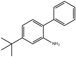 2-胺基-4-叔丁基联苯 结构式