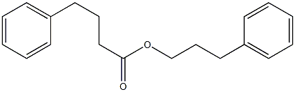 Benzenebutanoic acid, 3-phenylpropyl ester 结构式