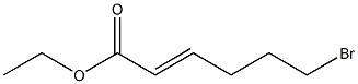 (E)-6-溴己-2-烯酸乙酯 结构式