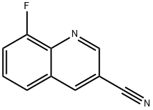 8-氟喹啉-3-腈 结构式