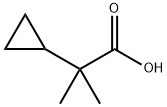 2-CYCLOPROPYL-2-METHYLPROPANOIC ACID 结构式