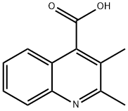 4-Quinolinecarboxylicacid, 2,3-dimethyl- 结构式