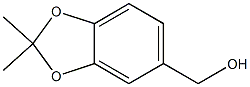 (2,2-二甲基苯并[D][1,3]二羟基-5-基)甲醇 结构式