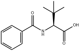 N-苯甲酰基-DL-叔亮氨酸 结构式