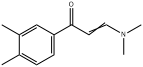 3-(二甲氨基)-1-(3,4-二甲基苯基)丙-2-烯-1-酮 结构式