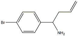 1-(4-BROMOPHENYL)BUT-3-EN-1-AMINE 结构式