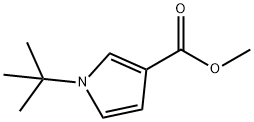 methyl 1-tert-butyl-1H-pyrrole-3-carboxylate 结构式