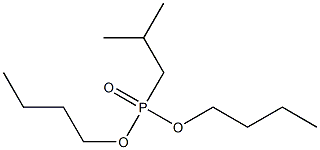 Phosphonic acid, (2-methylpropyl)-, dibutyl ester 结构式