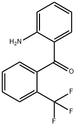 2-amino-2'-trifluoromethyl-benzophenone 结构式