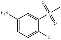 4-氯-3-甲磺酰基苯胺 结构式