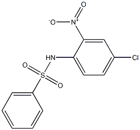 Benzenesulfonamide, N-(4-chloro-2-nitrophenyl)- 结构式