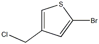 2-溴-4-(氯甲基)噻吩 结构式