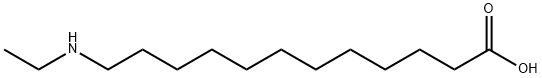 12-(ethylamino)- Dodecanoic acid 结构式