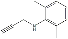 2,6-二甲基-N-(丙-2-炔-1-基)苯胺 结构式