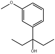 3-(3-METHOXYPHENYL)PENTAN-3-OL 结构式