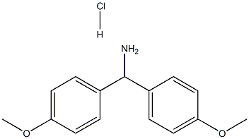 双(4-甲氧基苯基)甲胺盐酸盐 结构式