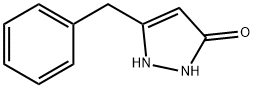 5-BENZYL-1,2-DIHYDROPYRAZOL-3-ONE 结构式