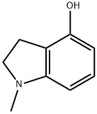 4-hydroxy-2,3-dihydro-1-methyl-1H-indole 结构式