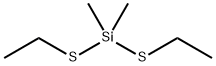 Silane, bis(ethylthio)dimethyl- 结构式