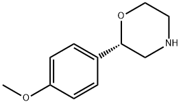 (S)-2-(4-甲氧基苯基)吗啉 结构式