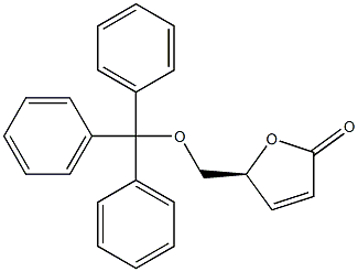 (5S)-5-(trityloxymethyl)-5H-furan-2-one 结构式