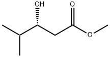 (R)-3-羟基-4-甲基戊酸甲酯 结构式