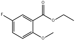 乙基 5-氟-2-甲氧基苯甲酸酯 结构式