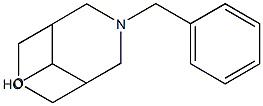 (1R,5S,9s)-7-benzyl-3-oxa-7-azabicyclo[3.3.1]nonan-9-ol 结构式