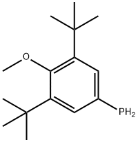 3,5-di-tert-butyl-4-methoxyphenylphosphine 结构式