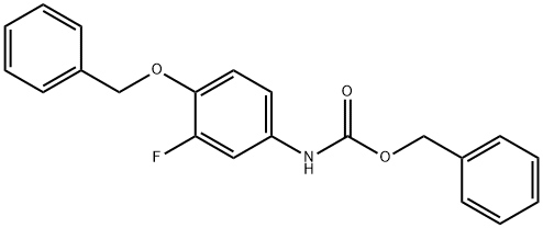 Carbamic acid, [3-fluoro-4-(phenylmethoxy)phenyl]-, phenylmethyl ester