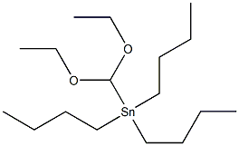 Stannane, tributyl(diethoxymethyl)- 结构式