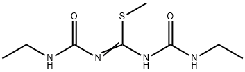 N,N'-双(乙氨羰基)-S-甲基异硫脲 结构式