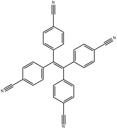 四(4-腈基苯基)乙烯 结构式