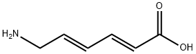 2,4-Hexadienoic acid, 6-amino-, (E,E)- 结构式