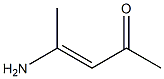 (E)-4-氨基戊-3-烯-2-酮 结构式