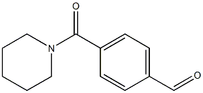 4-(哌啶-1-羰基)苯甲醛 结构式