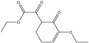 ETHYL (3-ETHOXY-2-OXOCYCLOHEX-3-EN-1-YL)(OXO)ACETATE 结构式